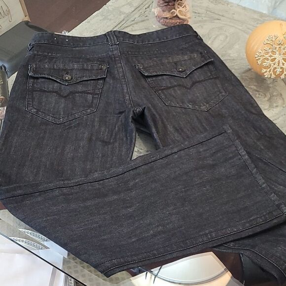 GUESS DARK WASH BOOT CUT JEANS NWT - Picture 4 of 8